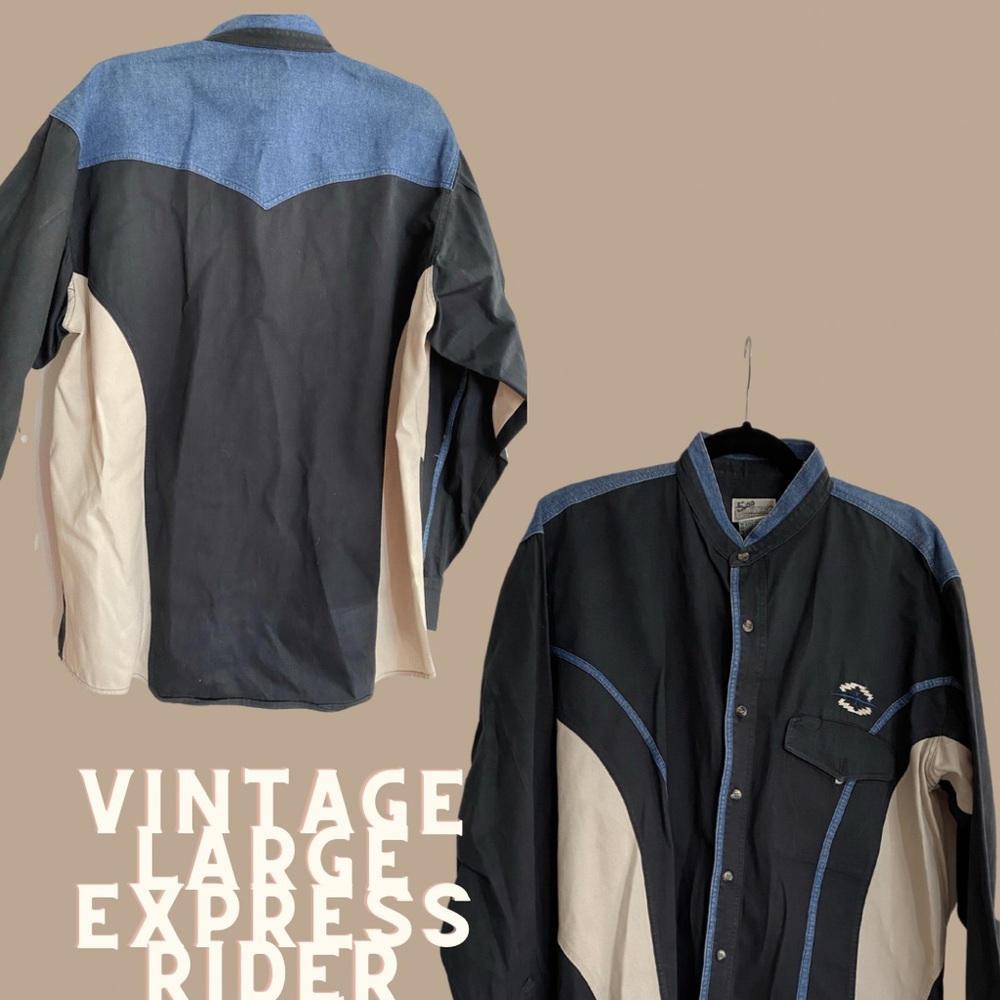 Vintage denim button down